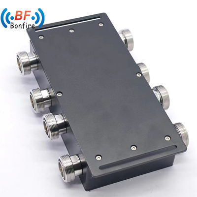 4*4 3dB acoplador híbrido Combinador híbrido 4 en 4 3dB N 4.3-10 DIN Conector Gris/rojo 617-3800MHz 400W