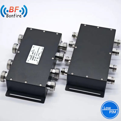 500W 617-3800MHz DIN-Female RF Combinador de acoplamiento híbrido para el proyecto Ibs Low Pim -160dbc