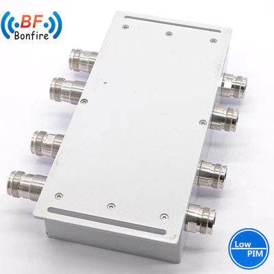Gris DQ-XXXXX Combinador híbrido 4 en 4 con parámetros personalizados 617-3800MHz -161dbc