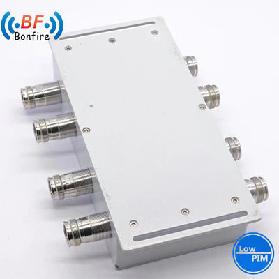 UHF 3dB 2 en 2 fuera RF Combinador híbrido acoplador híbrido 617-3800MHz N Tipo femenino para Ibs Bts
