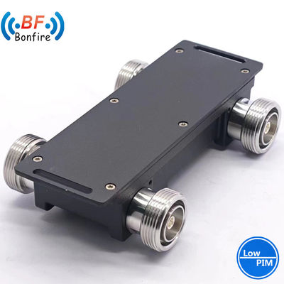 Combinador híbrido de RF 2X2 personalizado 698-3800MHz Low Pim -155dbc 2 en 2 fuera RF acoplador RF