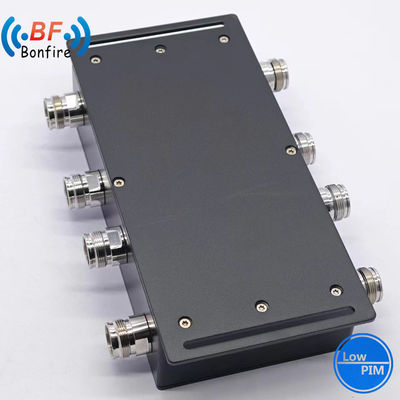 4.3-10-F/DIN-F/N-F Interfaz VHF RF Combinador híbrido 698-3800MHz Acoplador híbrido de 4 vías