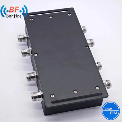 4.3-10-F/DIN-F/N-F Interfaz VHF RF Combinador híbrido 698-3800MHz Acoplador híbrido de 4 vías