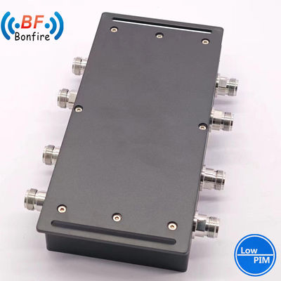4.3-10-F/DIN-F/N-F Interfaz VHF RF Combinador híbrido 698-3800MHz Acoplador híbrido de 4 vías