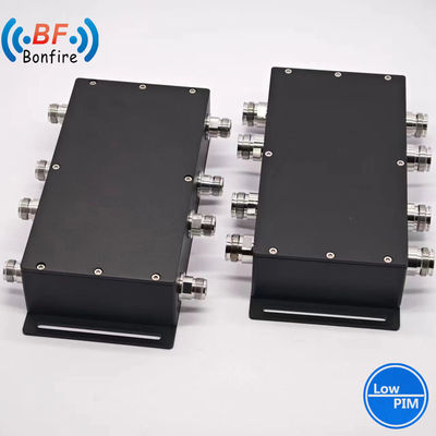 4.3-10-F/DIN-F/N-F Interfaz VHF RF Combinador híbrido 698-3800MHz Acoplador híbrido de 4 vías