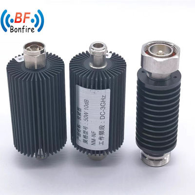 10W 20W 50W 100W 200W RF Attenuador coaxial pasivo de bajo Pim para comunicación inalámbrica