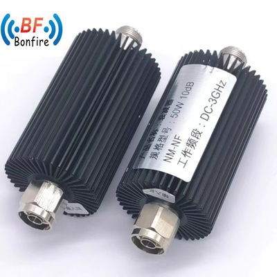 10W 20W 50W 100W 200W RF Attenuador coaxial pasivo de bajo Pim para comunicación inalámbrica