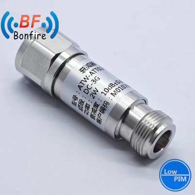 Tiempo de conducción de 10 días 100W DC-6GHz 10dB-40dB Atenuador coaxial RF para IP65 en interiores y exteriores