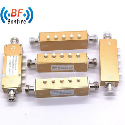 Atenuador de paso para el control suave de la señal en DC-3000MHz 5W 10W Atenuador RF variable