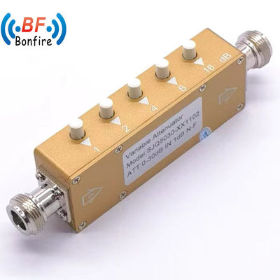 Atenuador de paso para el control suave de la señal en DC-3000MHz 5W 10W Atenuador RF variable