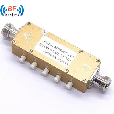 DC-3000MHz 5W 10W RF atenuador variable atenuador escalonado para comunicación inalámbrica