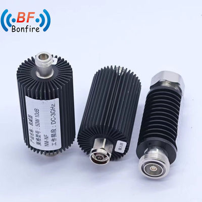 DC-3800MHz DIN-Jk 100W Hombre a mujer 3-20dB RF Coaxial Attenuador fijo Attenuador de paso