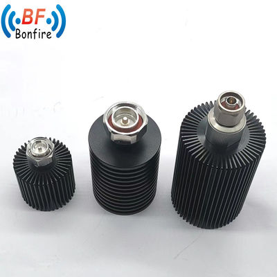 Carga ficticia fija coaxial RF de 50W con conector N masculino y gris/rojo/negro 350-6000MHz