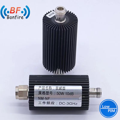 Atenuador de RF gris DC-3800MHz 3dB 6dB 10dB 15dB 20dB 30dB 40dB 5W Atenuador coaxial SMA-hombre a SMA-mujer ajustable