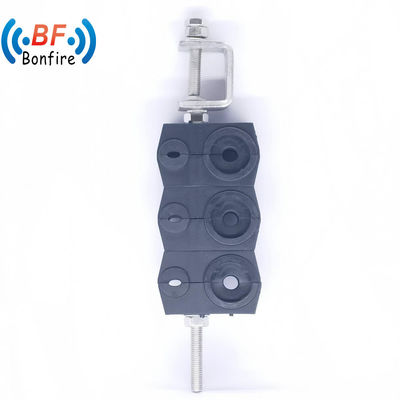 Clampada de cable de fibra óptica duradera tipo O para el paquete de cables ADSS Peso bruto 0,210 kg
