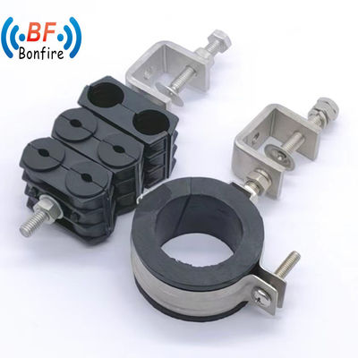 Clampada de plástico fácil de fabricar para cables de alimentación y fibra en el sitio de telecomunicaciones 4,5 mm-23 mm de diámetro