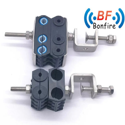 Clampada de cable acolchada de caucho de acero inoxidable 304 para la producción OEM/ODM en alta demanda
