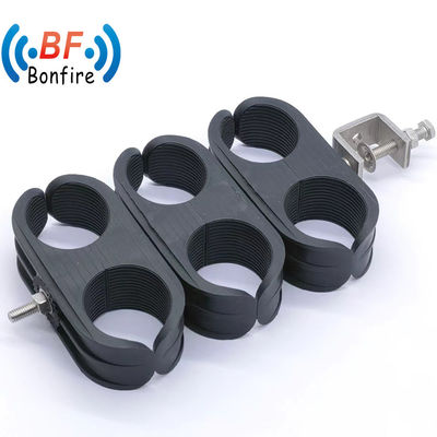 Clampada de tubería de tornillo de acero inoxidable ajustable Clampada de conducto con caucho fácil de instalar