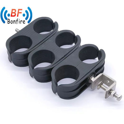 Clampada de tubería de tornillo de acero inoxidable ajustable Clampada de conducto con caucho fácil de instalar