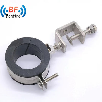 Clampada de tubería de tornillo de acero inoxidable ajustable Clampada de conducto con caucho fácil de instalar
