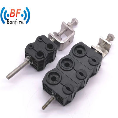 Clampas de cable radiante de 5/8 pulgadas para abrazaderas de cable coaxial Tipo de construcción de agujero único