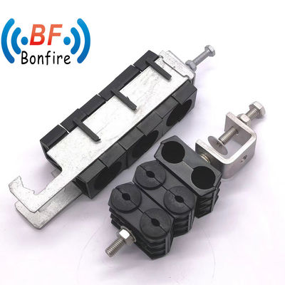 Clampas de cable radiante de 5/8 pulgadas para abrazaderas de cable coaxial Tipo de construcción de agujero único