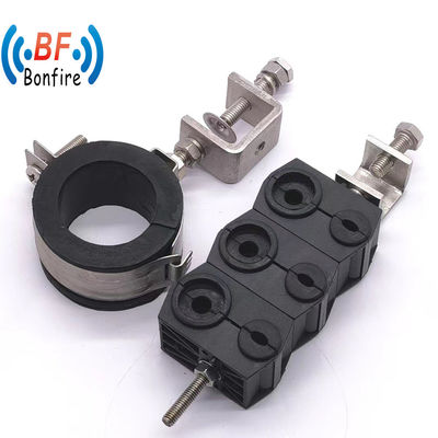 15.00cm * 6.00cm * 1.50cm Paquete 3 Way Feeder Clamp para 5mm Fibra y el cable de energía