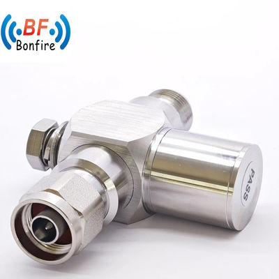1/4 longitud de onda RF Protector de sobretensiones coaxial Arrester 698-3800MHz para una protección mejorada
