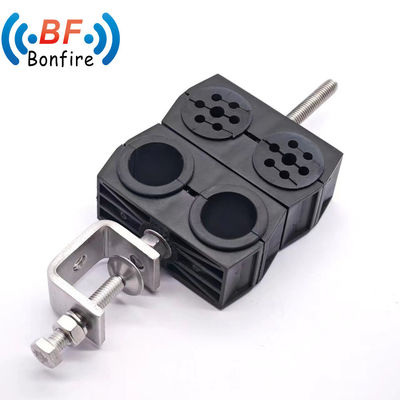 15.00cm * 6.00cm * 1.50cm Clampada de cable coaxial de alimentación con fugas para facilitar la gestión del cable
