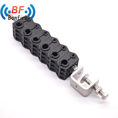 15.00cm * 6.00cm * 1.50cm Clampada de cable coaxial de alimentación con fugas para facilitar la gestión del cable