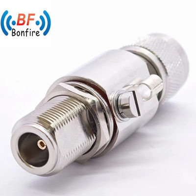 90V 230V N Pared femenina para conectores femeninos SMA RF arrester para interiores / exteriores