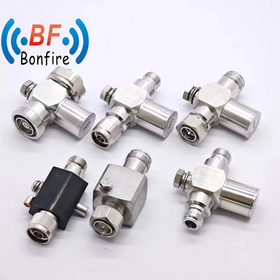 Dispositivo de protección contra sobretensiones para interiores y exteriores IP65 698-3800MHz RF 3G SMA N-M a N-F