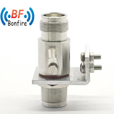 Protector de corriente de rayos RF de N masculino a RP-SMA masculino para conector de cable de doble enchufe