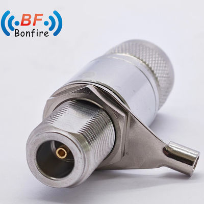 N Arrestador de sobretensiones N-F a N-M Paredón SMA a SMA Conector de conexión de cable