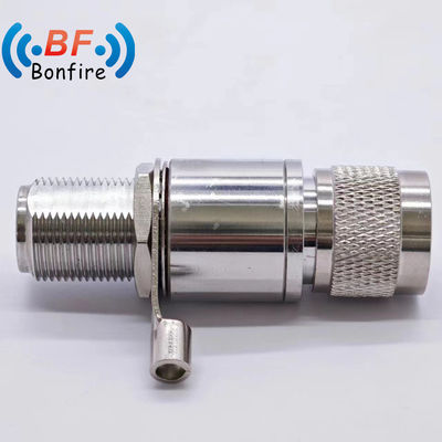 N Arrestador de sobretensiones N-F a N-M Paredón SMA a SMA Conector de conexión de cable