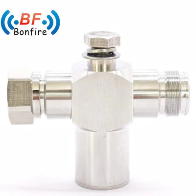 N-F Protector contra las oleadas eléctricas N de mujer a mujer Arrester de oleadas coaxial DC-6000MHz Rojo