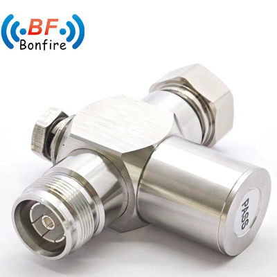 4.3-10 Protector de sobretensiones de RF de mujer a hombre 698-3800MHz Descarga de tubo de gas con enchufe de conexión cuadrada