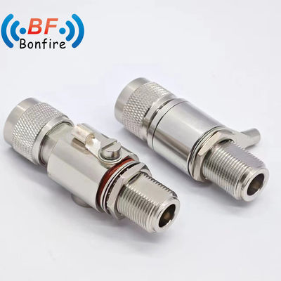698-3800MHz F Conector coaxial de mujer a Jack Accesorio de protección contra rayos