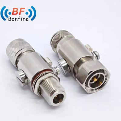 698-3800MHz F Conector coaxial de mujer a Jack Accesorio de protección contra rayos