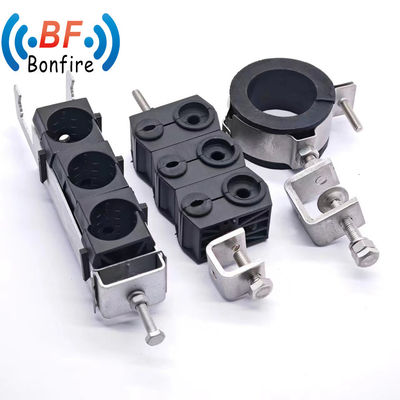 Orden de prueba aceptada Clampada de cable RF doble personalizada para cables corrugados de 1/2 &quot;