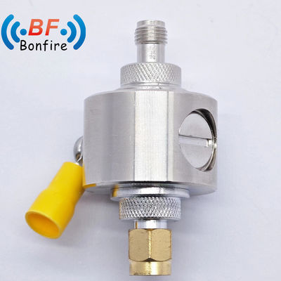 Gris 50 ohm Tipo F macho enchufe a F mujer Jack Protector de sobretensiones coaxial arrestor 0-3GHz