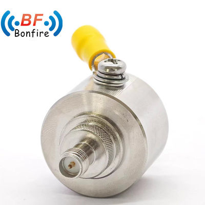 Gris 50 ohm Tipo F macho enchufe a F mujer Jack Protector de sobretensiones coaxial arrestor 0-3GHz