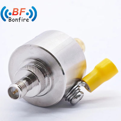 Gris 50 ohm Tipo F macho enchufe a F mujer Jack Protector de sobretensiones coaxial arrestor 0-3GHz
