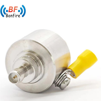698-3800MHz RF doble protector contra rayos femenino F Kk TV arrester de sobretensiones para protección