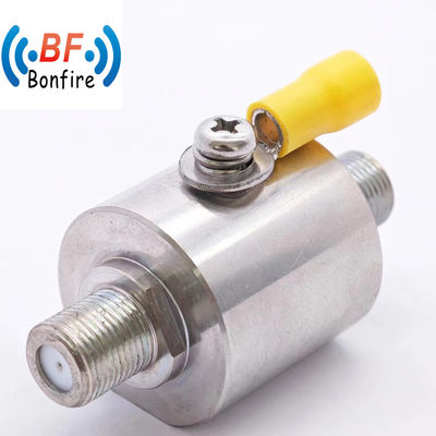 BLQ-XXXXX 50 ohm RF tipo F TV Relámpago coaxial para interiores y exteriores IP65