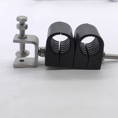 0.410kg Paquete Peso bruto 1/2&quot; y 7/8&quot; Agrafadores de cable doble de agujero único