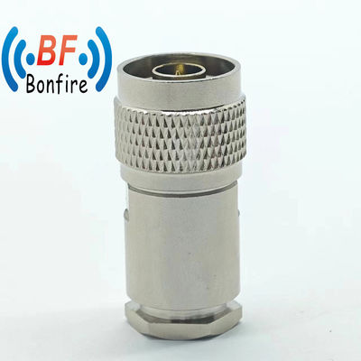 DC-11GHz N Clampada recta masculina LMR 400 Conector RF de tipo cautivo