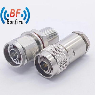 DC-11GHz N Clampada recta masculina LMR 400 Conector RF de tipo cautivo