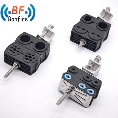 Construcción de agujero único Tipo Rru Abrangador de cable de fibra eléctrica Abrangador de alimentación Producción OEM/ODM