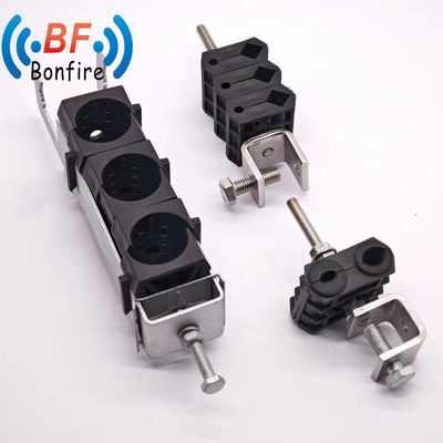 6 Way Flexline Fibra Óptica Doble de alimentación de la abrazadera para el cable de 4.0-7.0 mm Orden de prueba aceptada